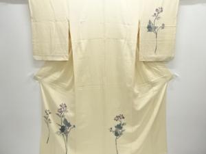 花模様単衣訪問着